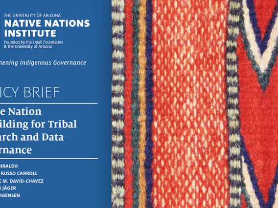 Policy Brief: Native Nation Rebuilding for Tribal Research and Data Governance