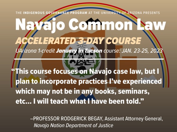 Navajo Common Law JIT Course 2023