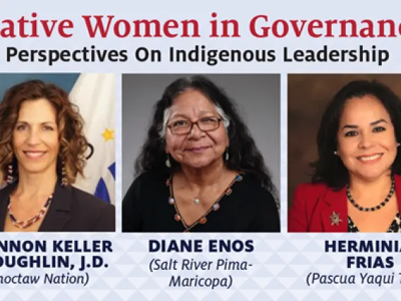 Native Women in Governance Speaker Series: Perspectives on Leadership