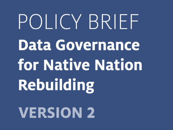 Policy Brief: Data Governance For Native Nation Rebuilding