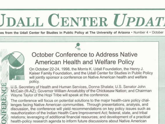 Udall Center Update No. 04
