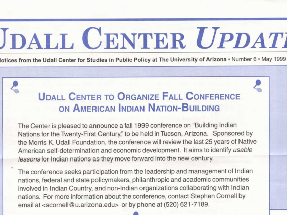 Udall Center Update No. 06