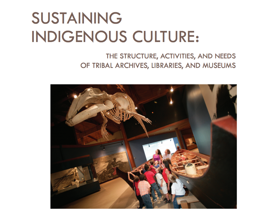 Sustaining Indigneous Culture: The Structure, Activities, and Needs of Tribal Archives, Libraries, and Museums