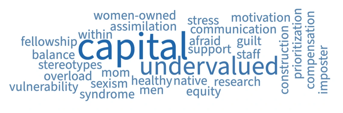 RES Summit word cloud Native Women