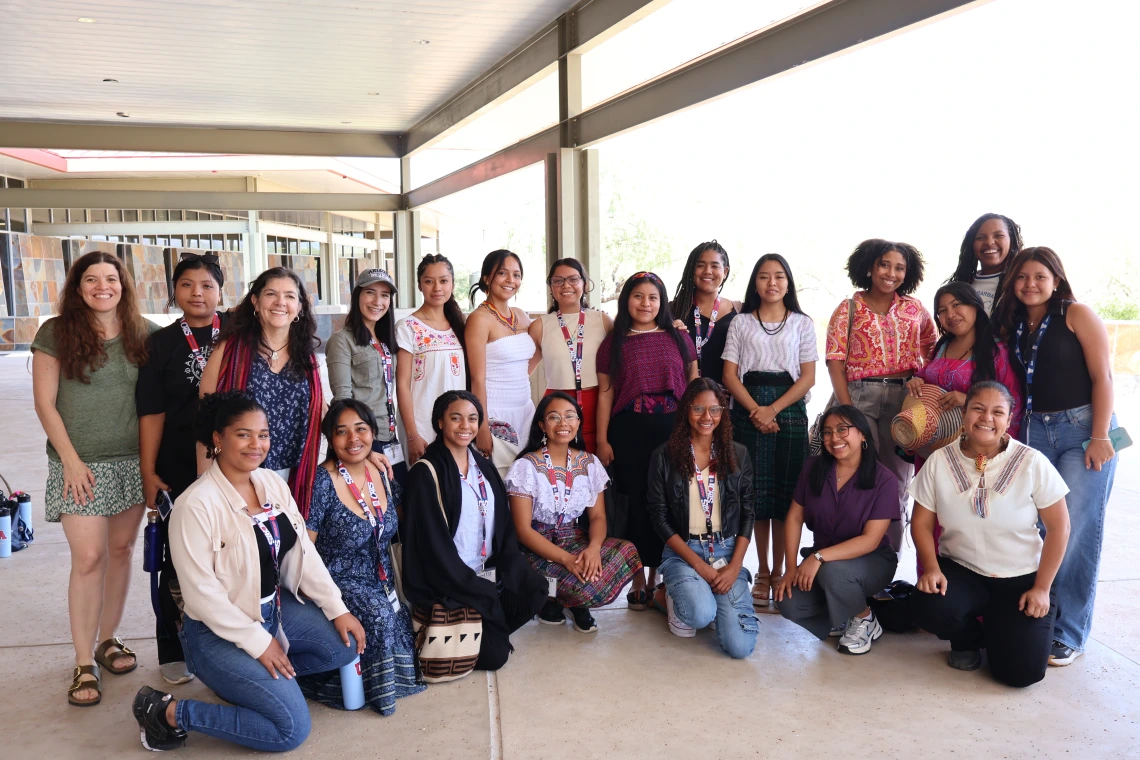 estudiantes de SUSI en Sells, Arizona