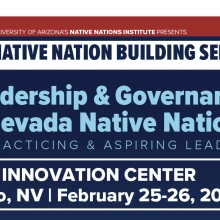 Native Nation Building Seminar