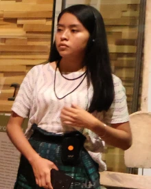 Sheyla Micaela Sharon Lux Joj at the Tohono O'odham Museum and Cultural Center